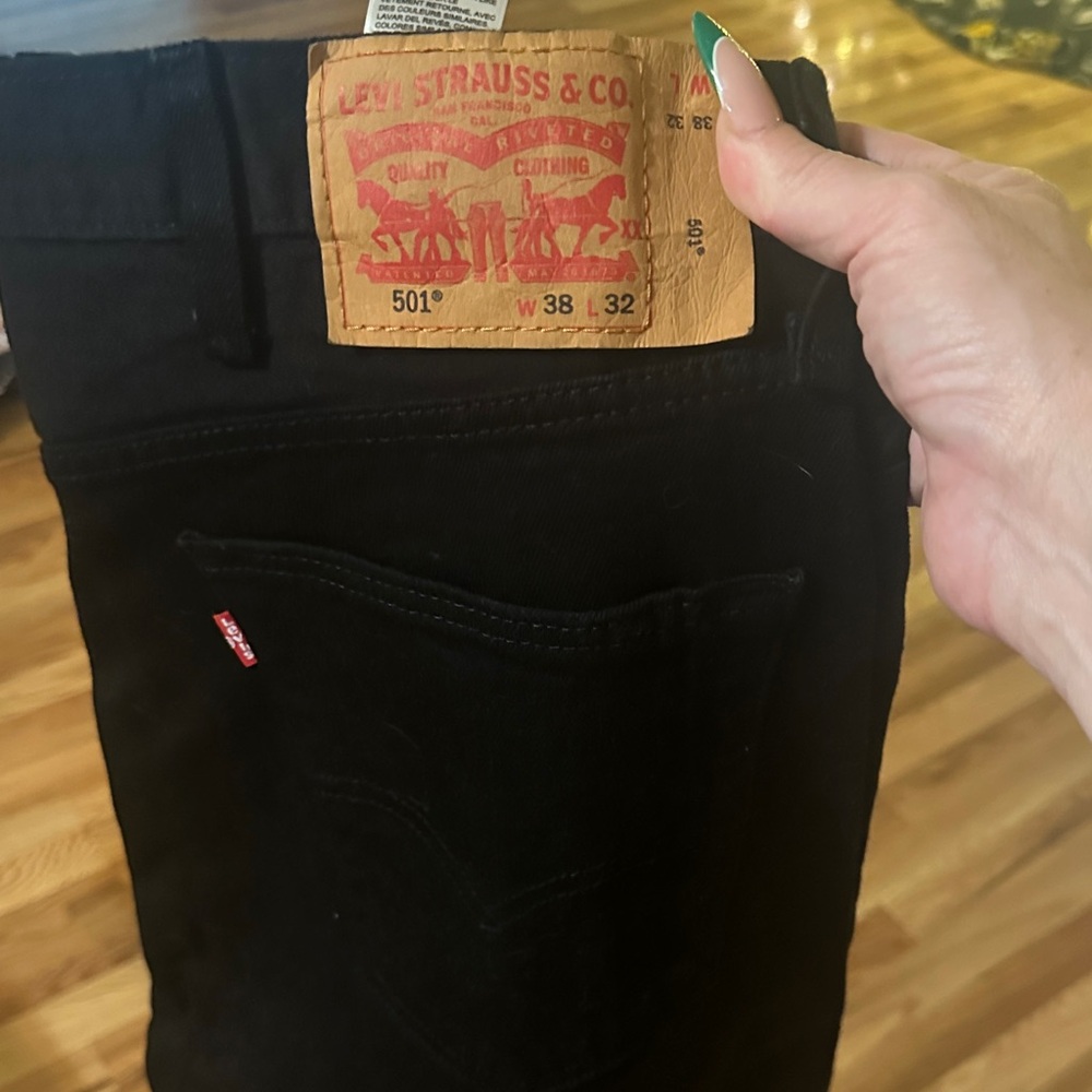 Levi's Men's Classic Black Straight Jeans